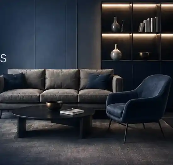 Premium contemporary furniture interior